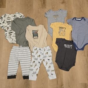 Hudson Baby Boy Bundle Of One Piece Outfit Sets Size 24M